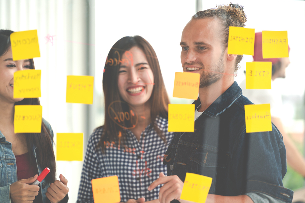 Boost Office Morale with Custom Sticky Notes: Team Building and  Organization